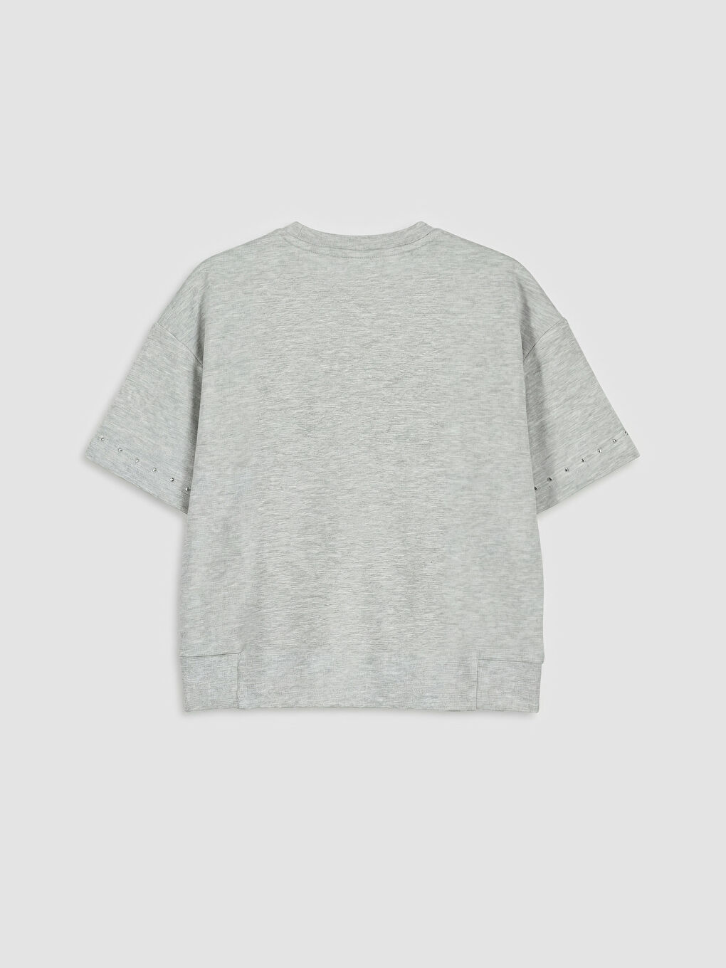 Gri Baskılı Kız Çocuk Soft Touch Takım-3