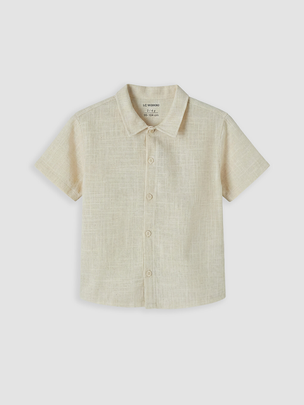 Ekru Çizgili Erkek Bebek Gabardin Takım-1