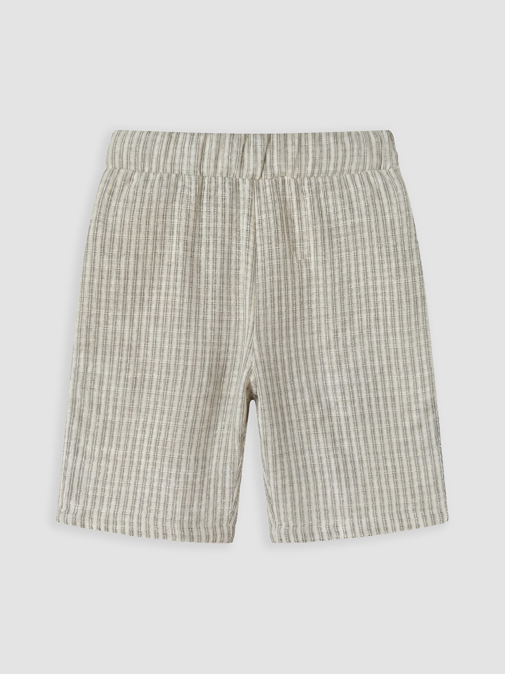 Ekru Çizgili Erkek Bebek Gabardin Takım-4