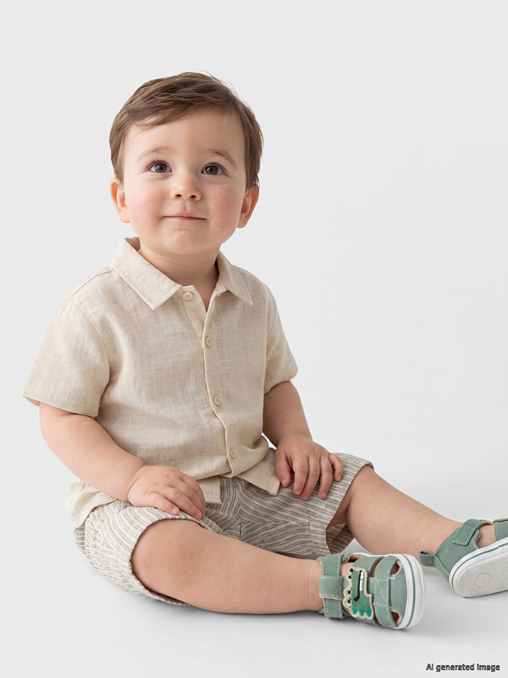 Striped Baby Boys' Twill Set