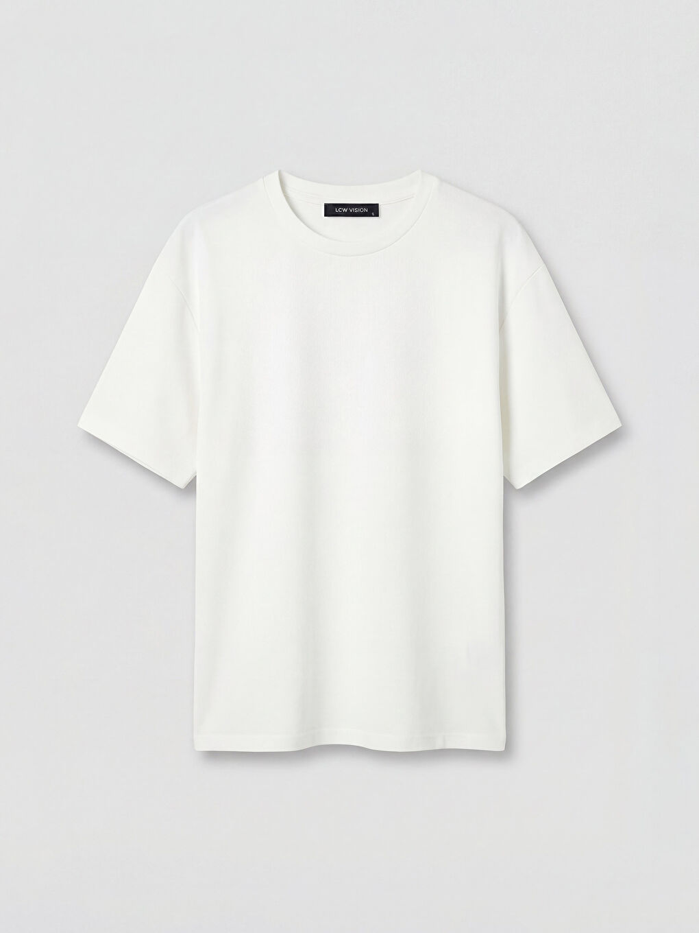 Ekru Oversize Erkek Tişört 2'li-2