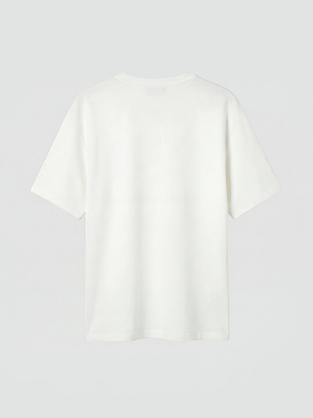 Ekru Oversize Erkek Tişört 2'li-3