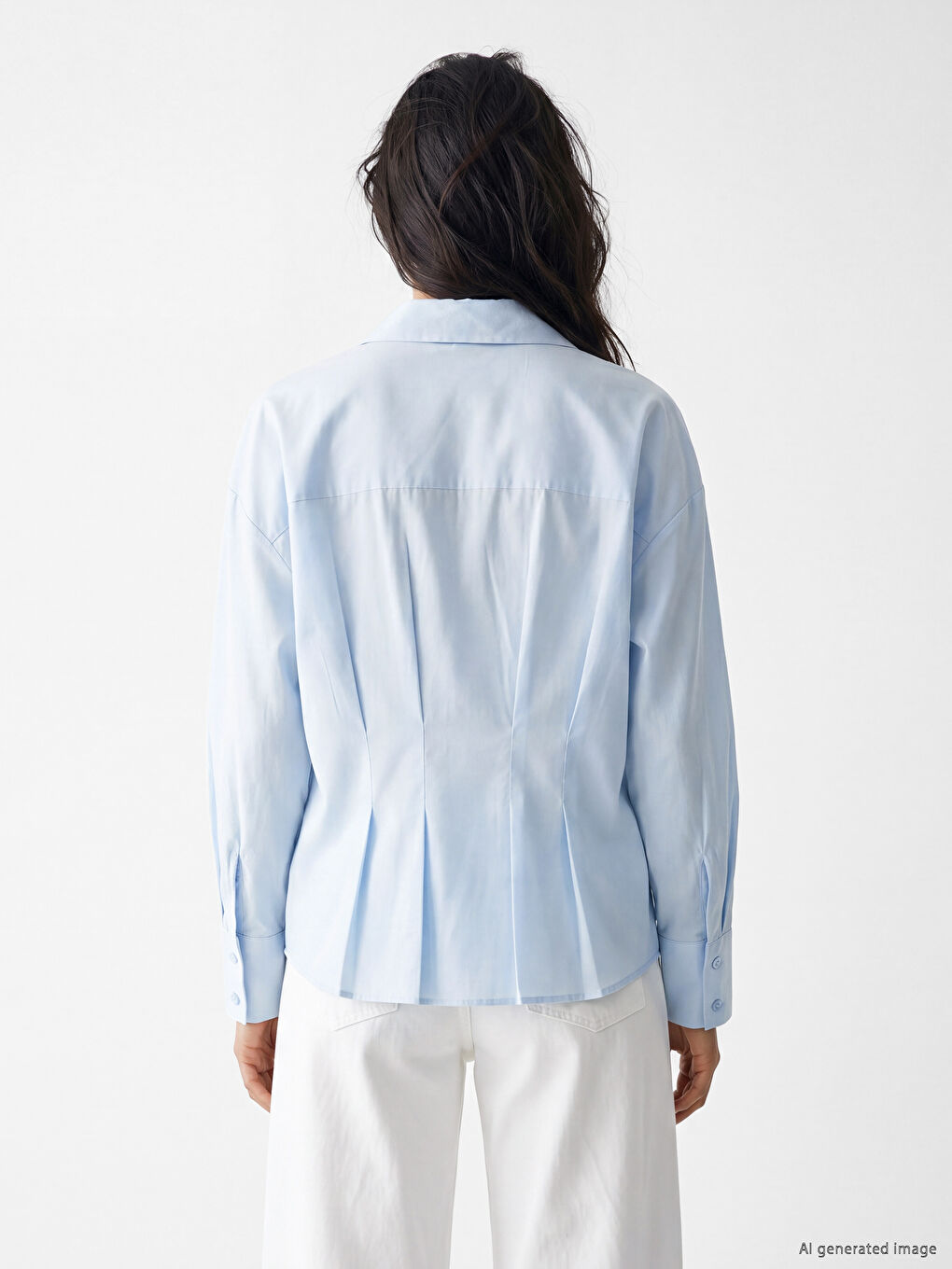 Ruched Women's Shirt-3
