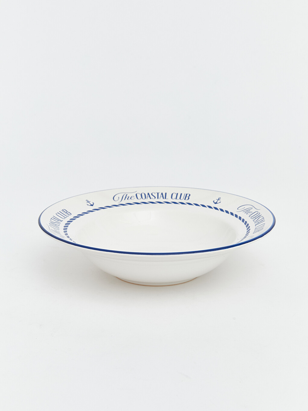 Karışık Slogan ve Desen Baskılı Çukur Tabak-2