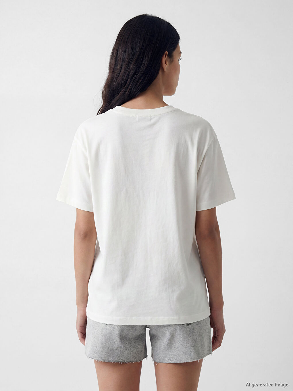 Printed Oversize Women's T-Shirt-3