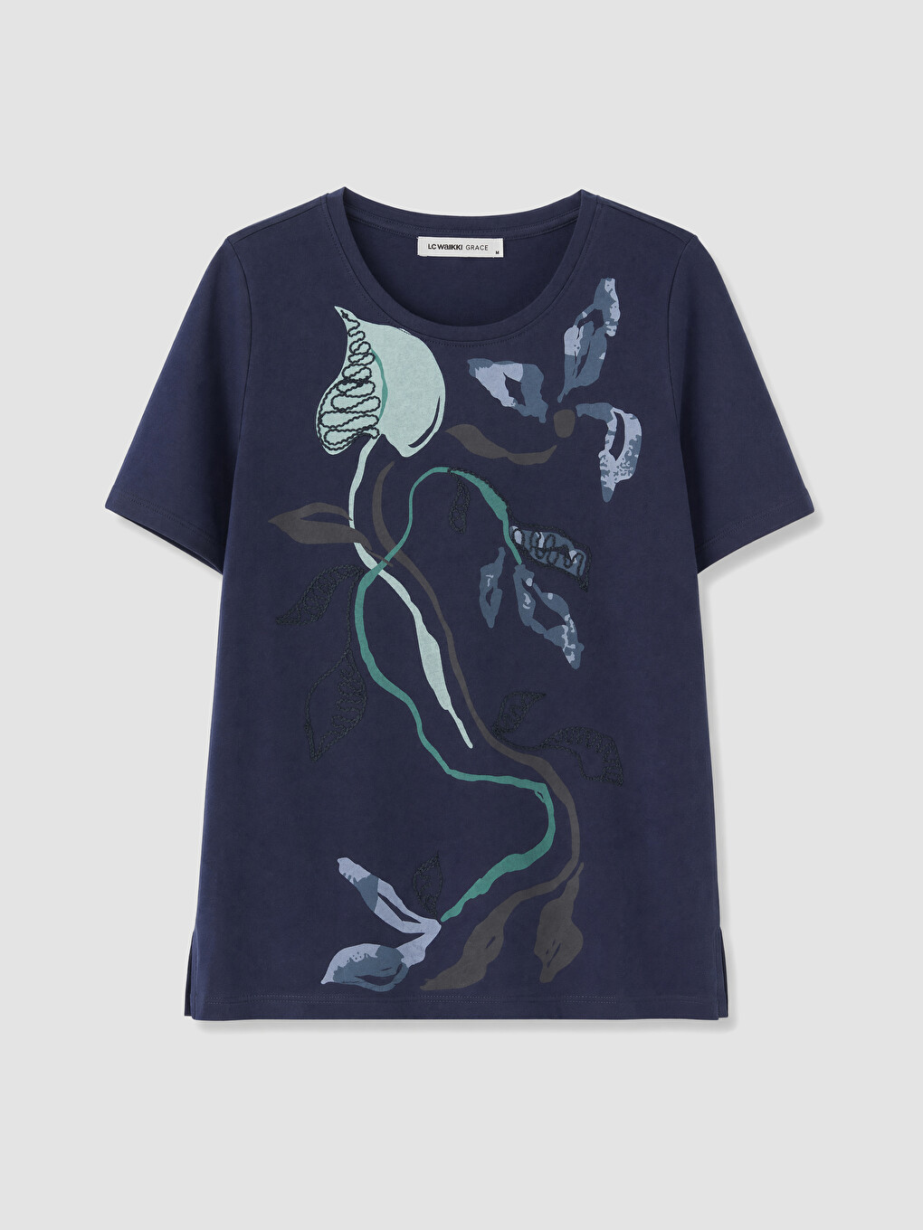 Printed 100% Cotton Women's T-shirt-4
