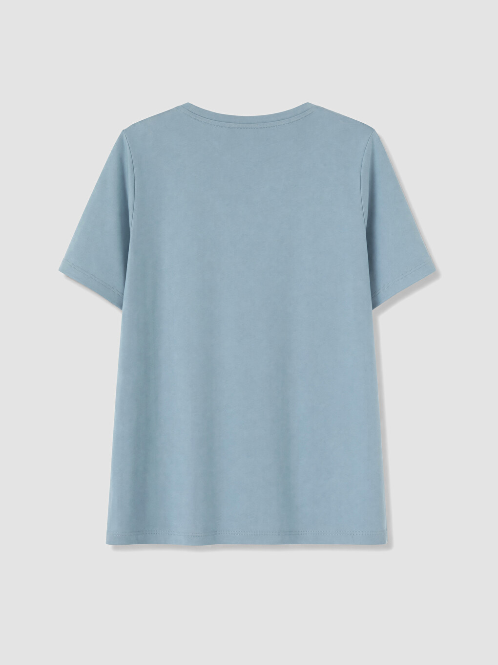 Printed %100 Cotton Women's T-shirt-5