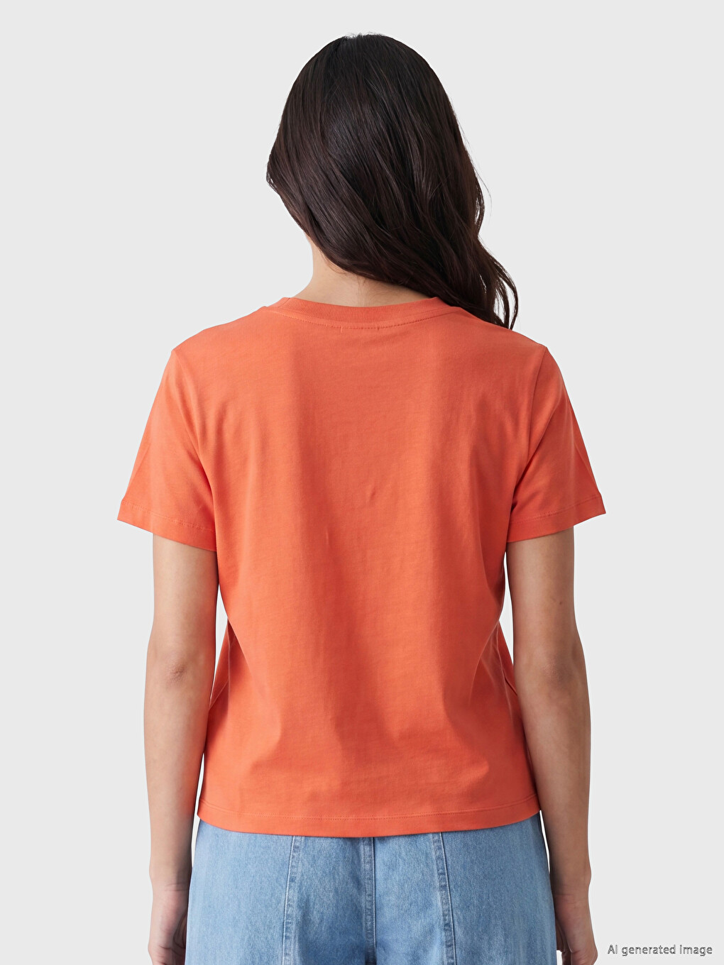 Printed 100% Cotton Women's T-shirt-3