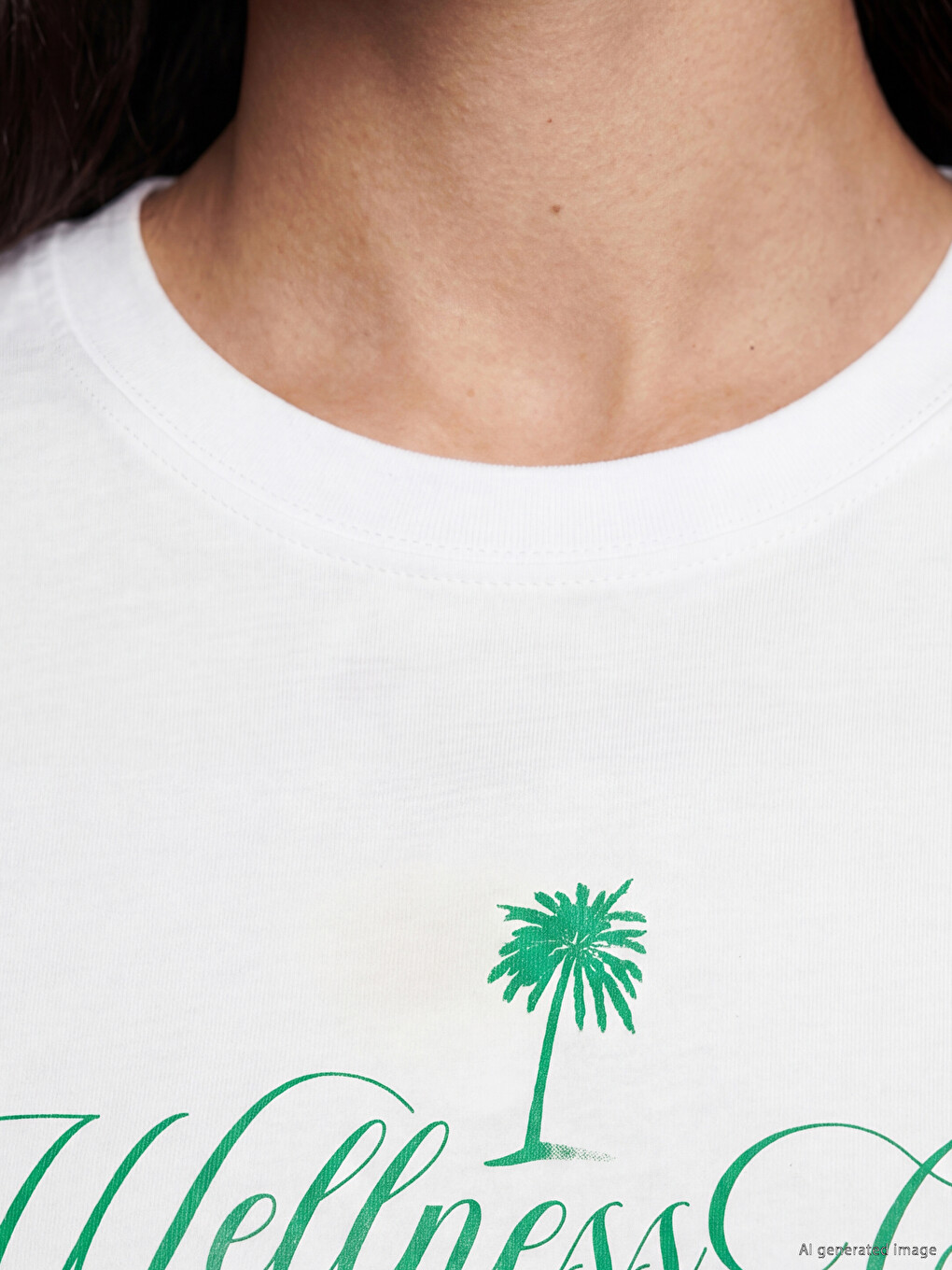Printed 100% Cotton Women's T-shirt-2