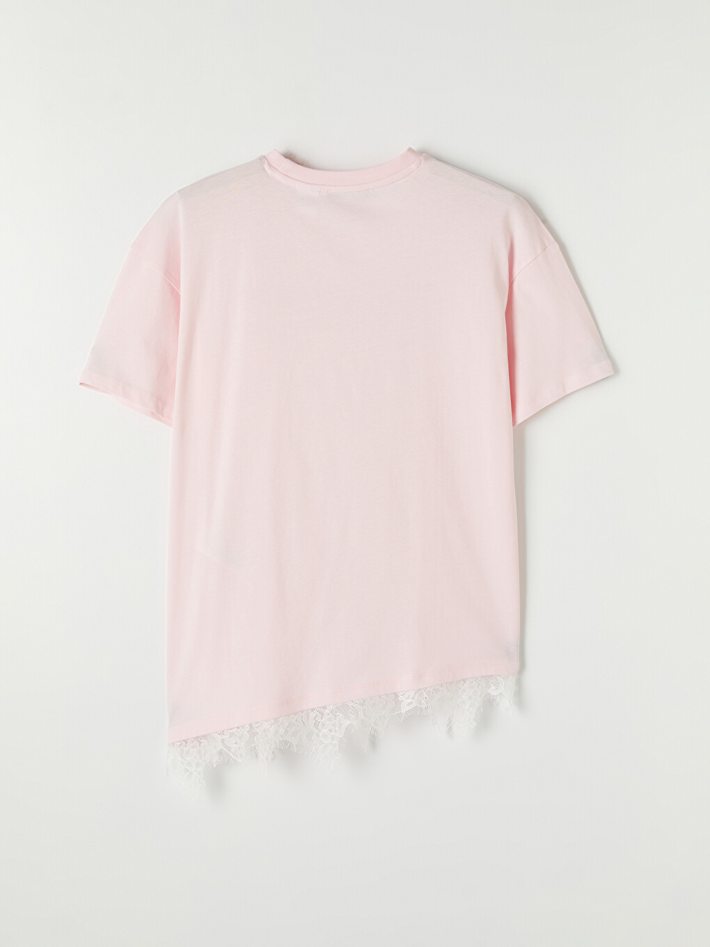Pembe Tweety Baskılı %100 Pamuklu Kadın Tişört-5