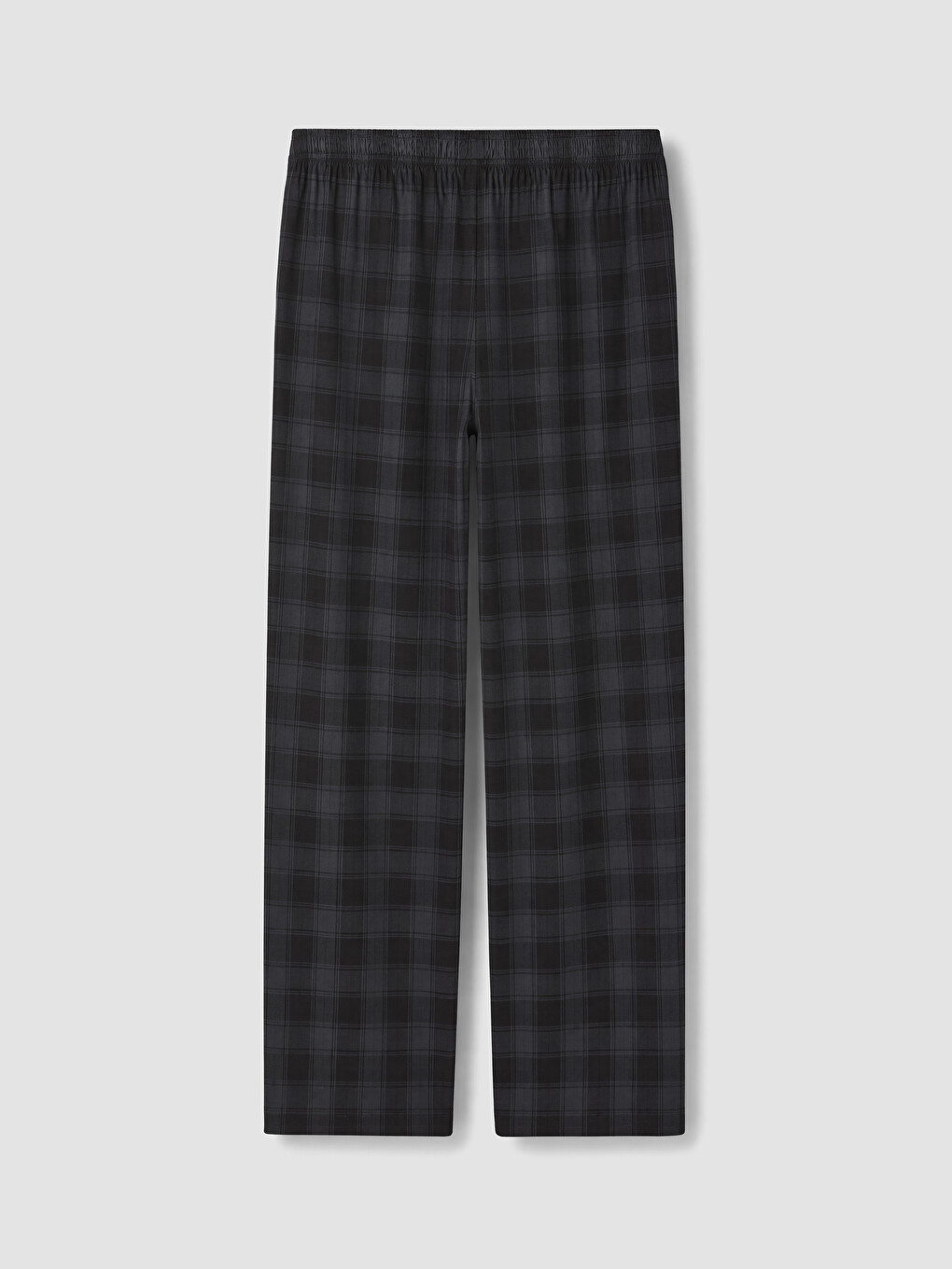 Antrasit Regular Fit Ekose Erkek Pijama Takımı-6