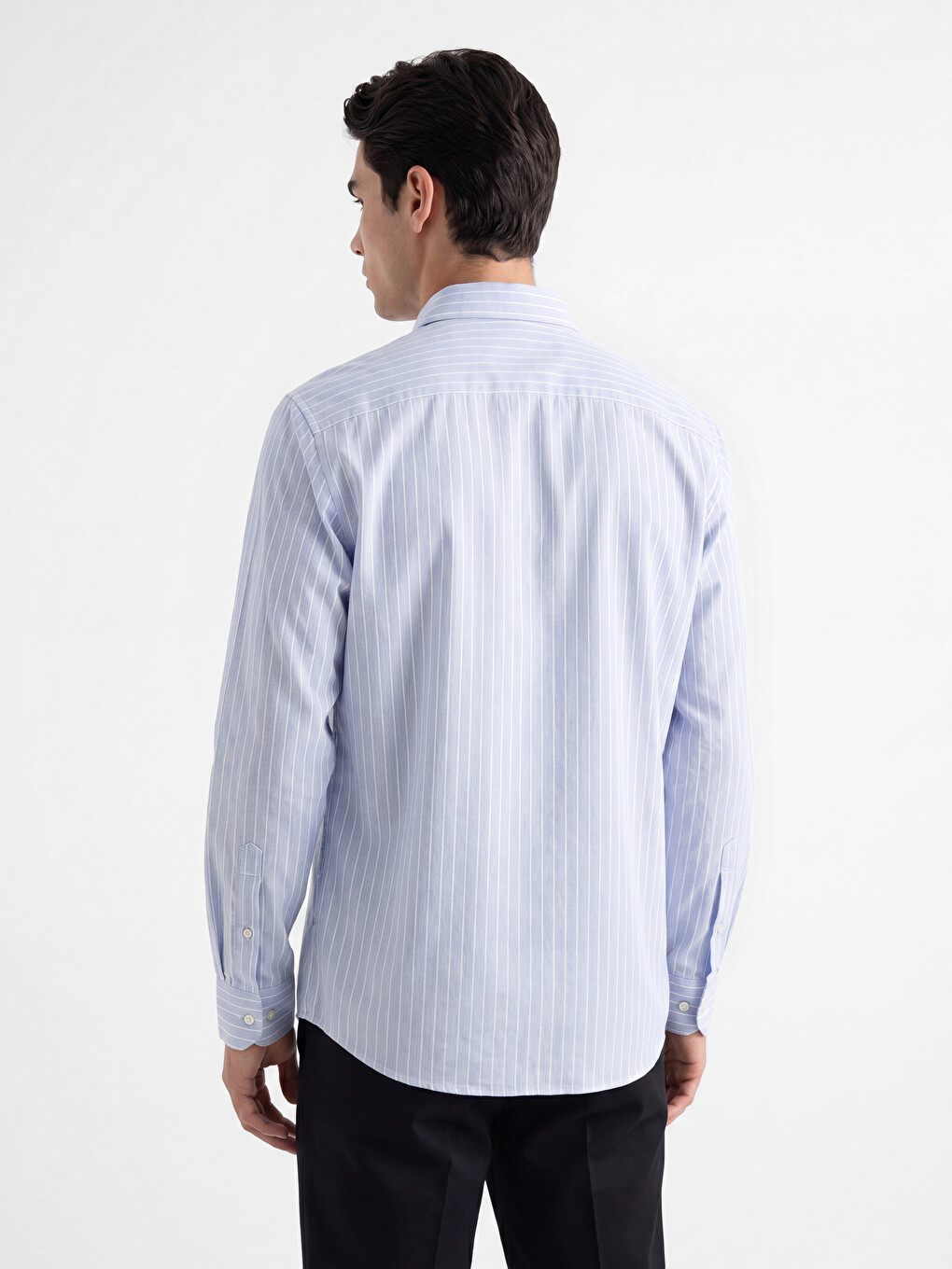 Slim Fit Striped Men's Shirt-2
