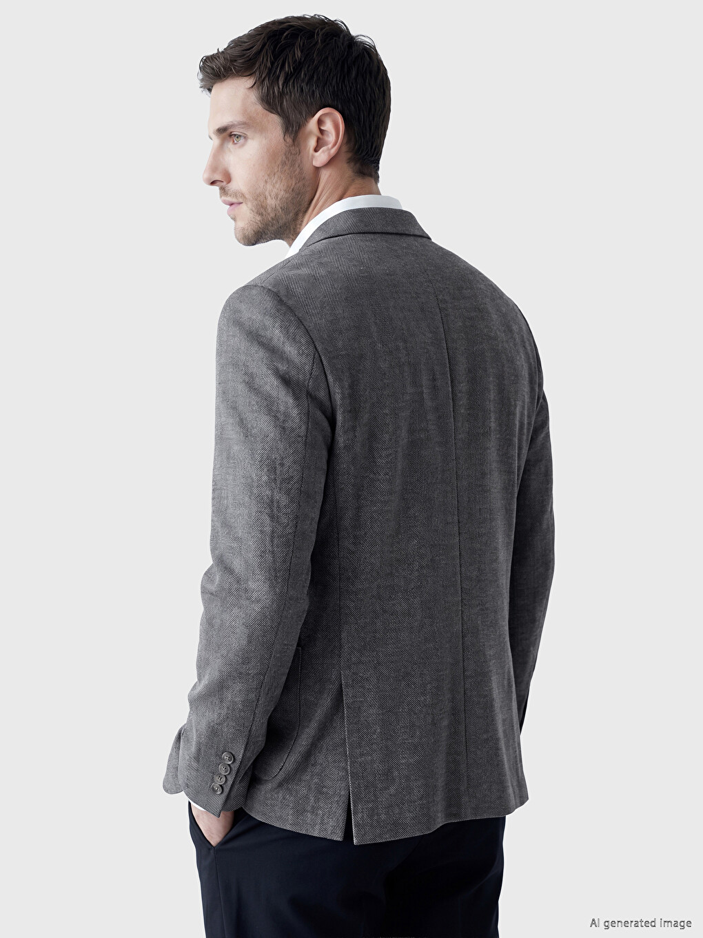 Regular Fit Men's Blazer Jacket-2