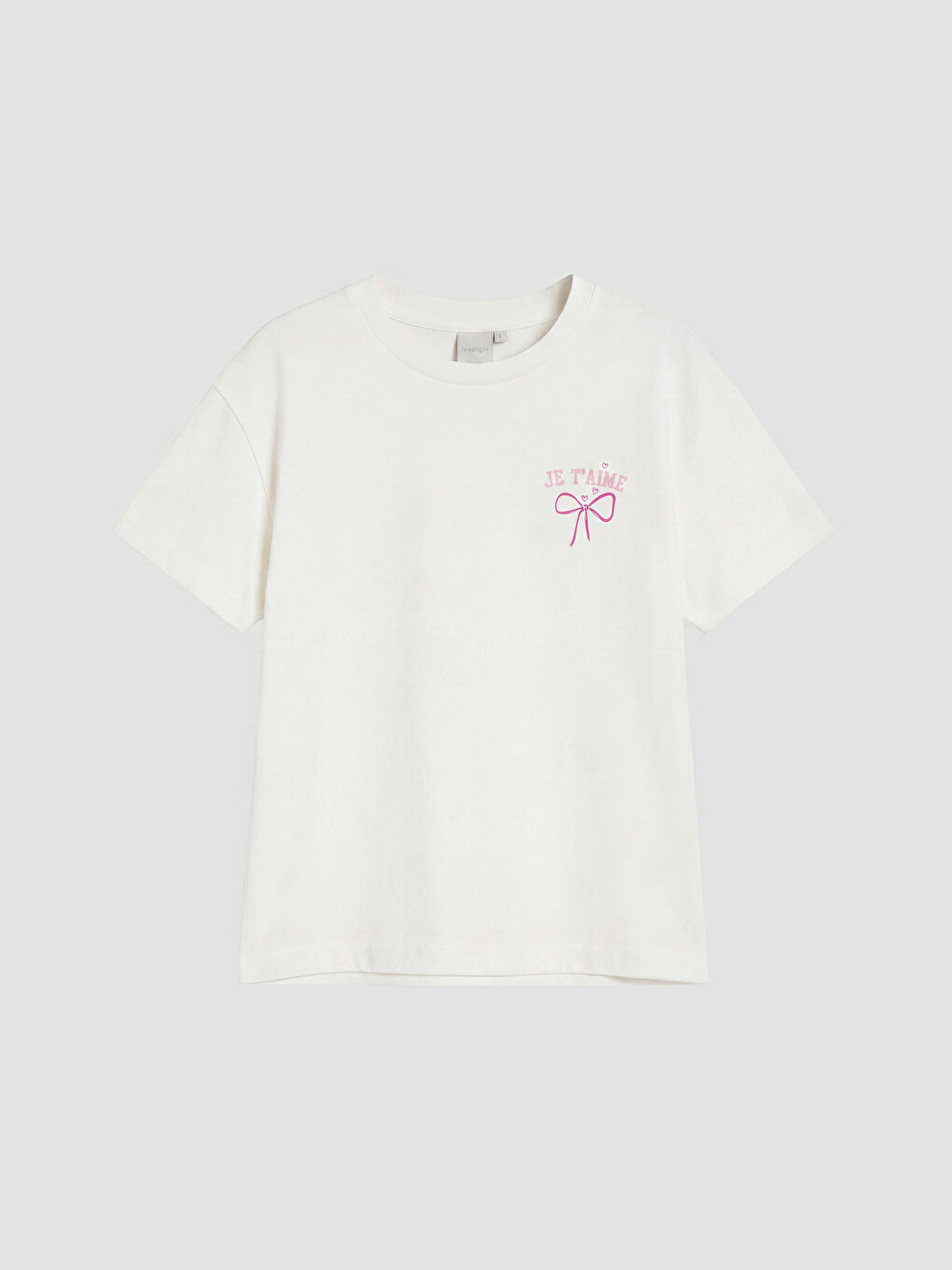 T-shirt imprimé à col rond pour filles, lot de 2-2