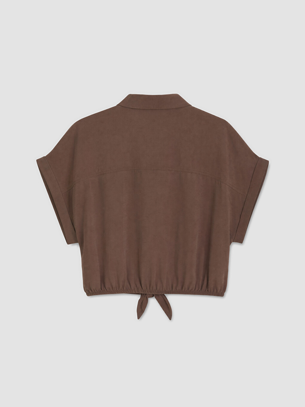Woman Brown Shirt-1