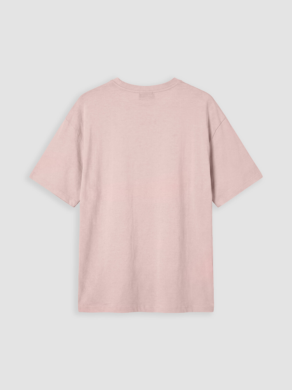 Pembe Modal Karışımlı Kadın Tişört-1