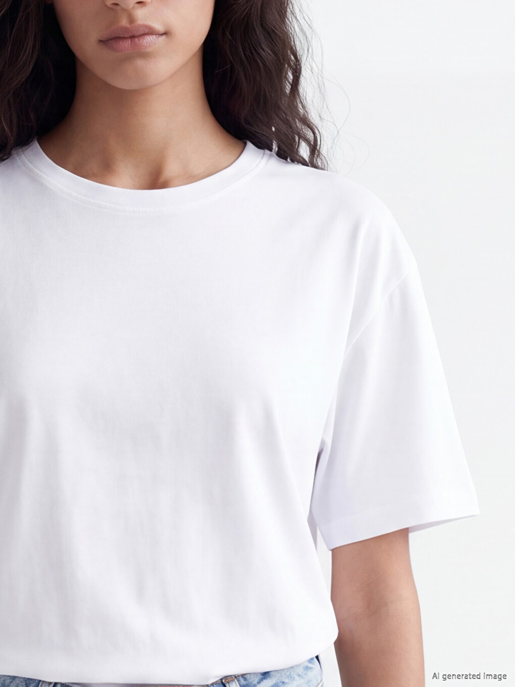 T-shirt Me Jakë Të Rrumbullakët Për Gra-2