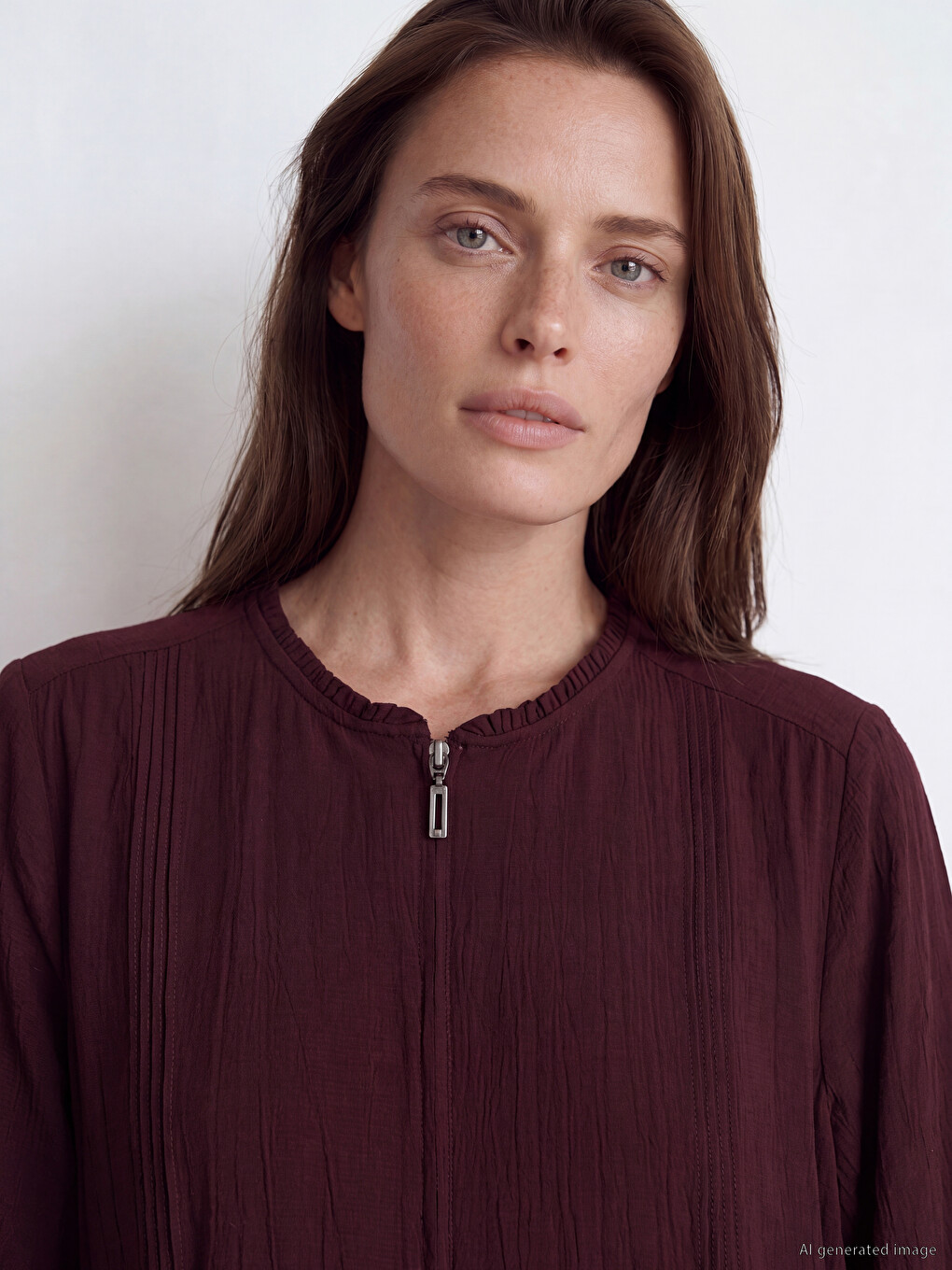 Crew Neck Women's Abaya-2