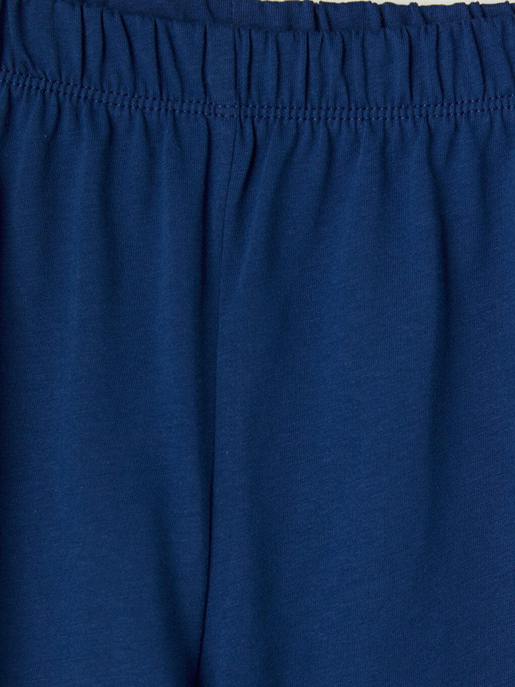 Mavi Bisiklet Yaka Erkek Çocuk Şortlu Pijama Takımı-5