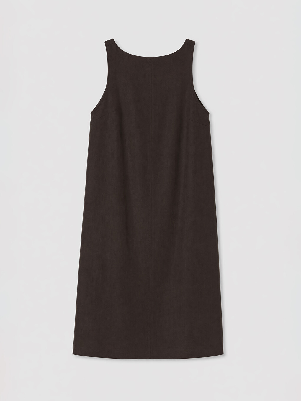 A-Cut Linen Blend Mini Dress-3