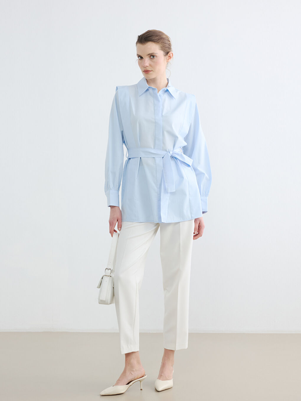 Sash Women's Shirt Tunic-1