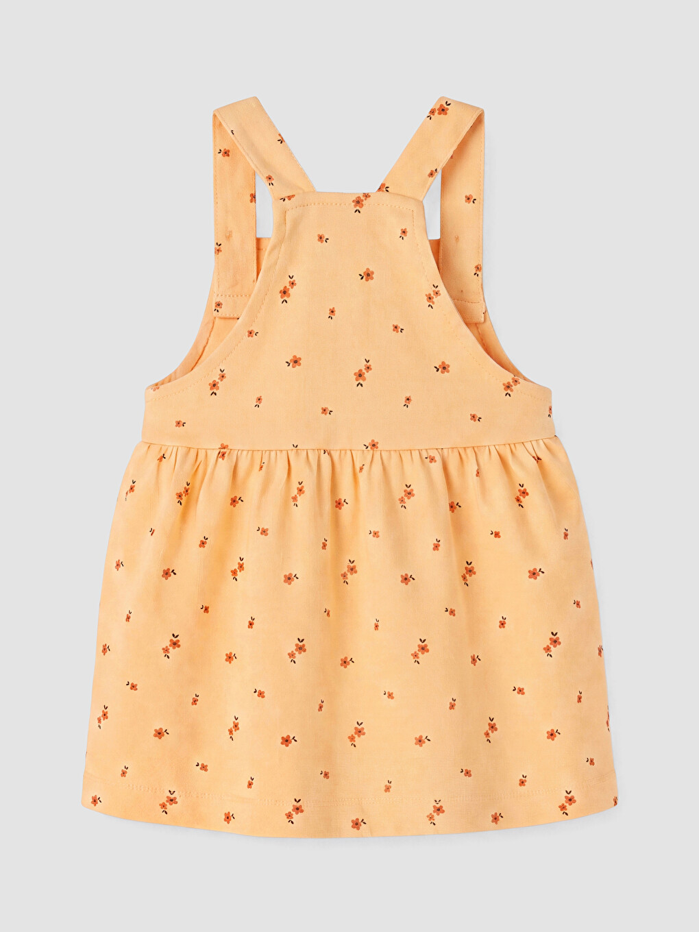 Floral Baby Girls' Dungaree Dress And T-shirt-8