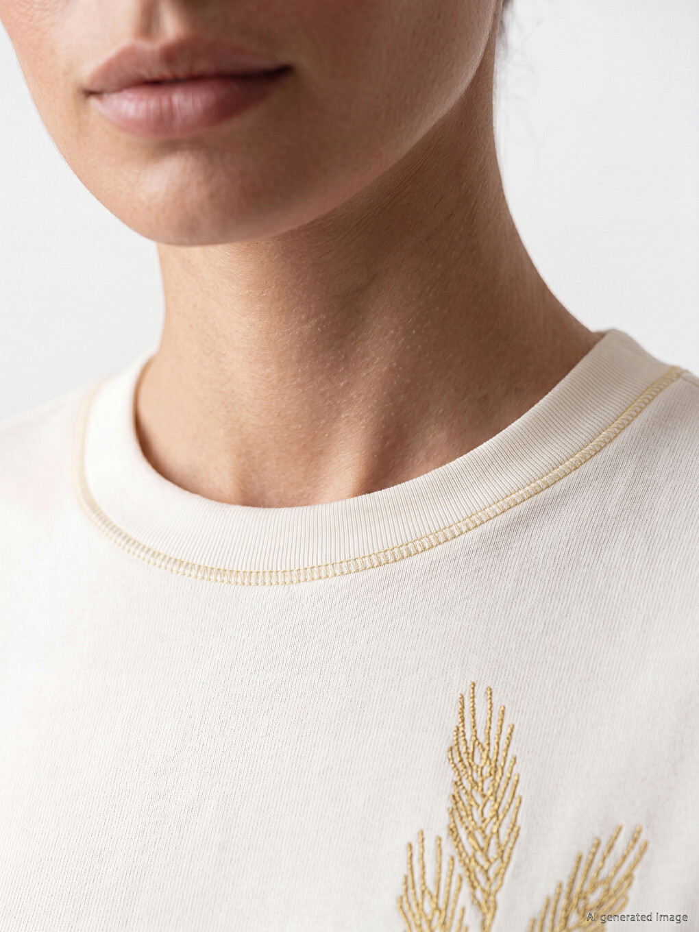 Embroidered Soft Touch Women's T-Shirt-2