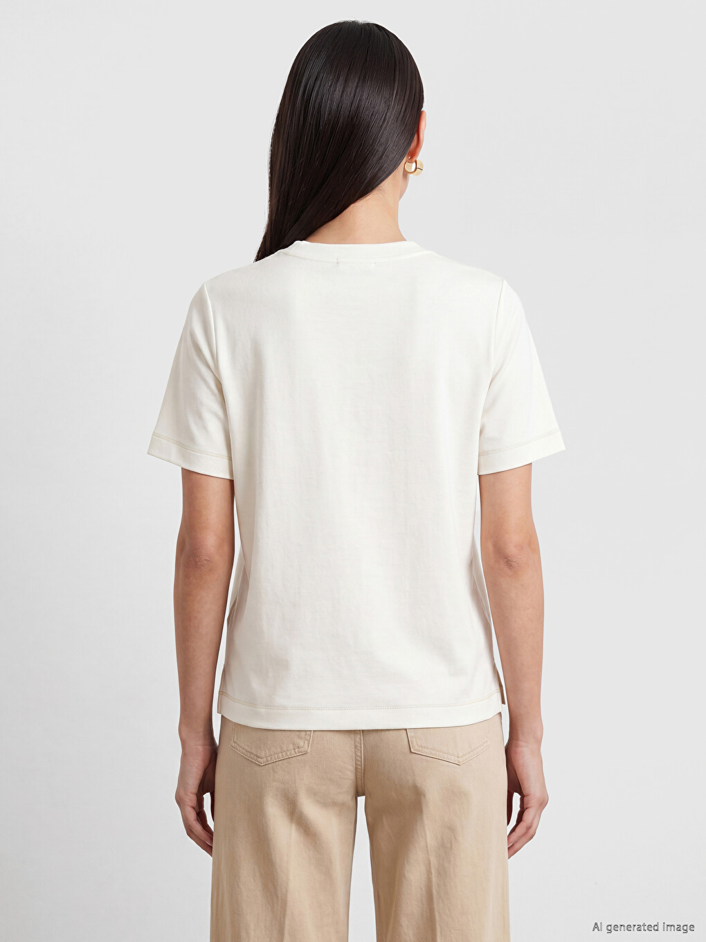 Embroidered Soft Touch Women's T-Shirt-3