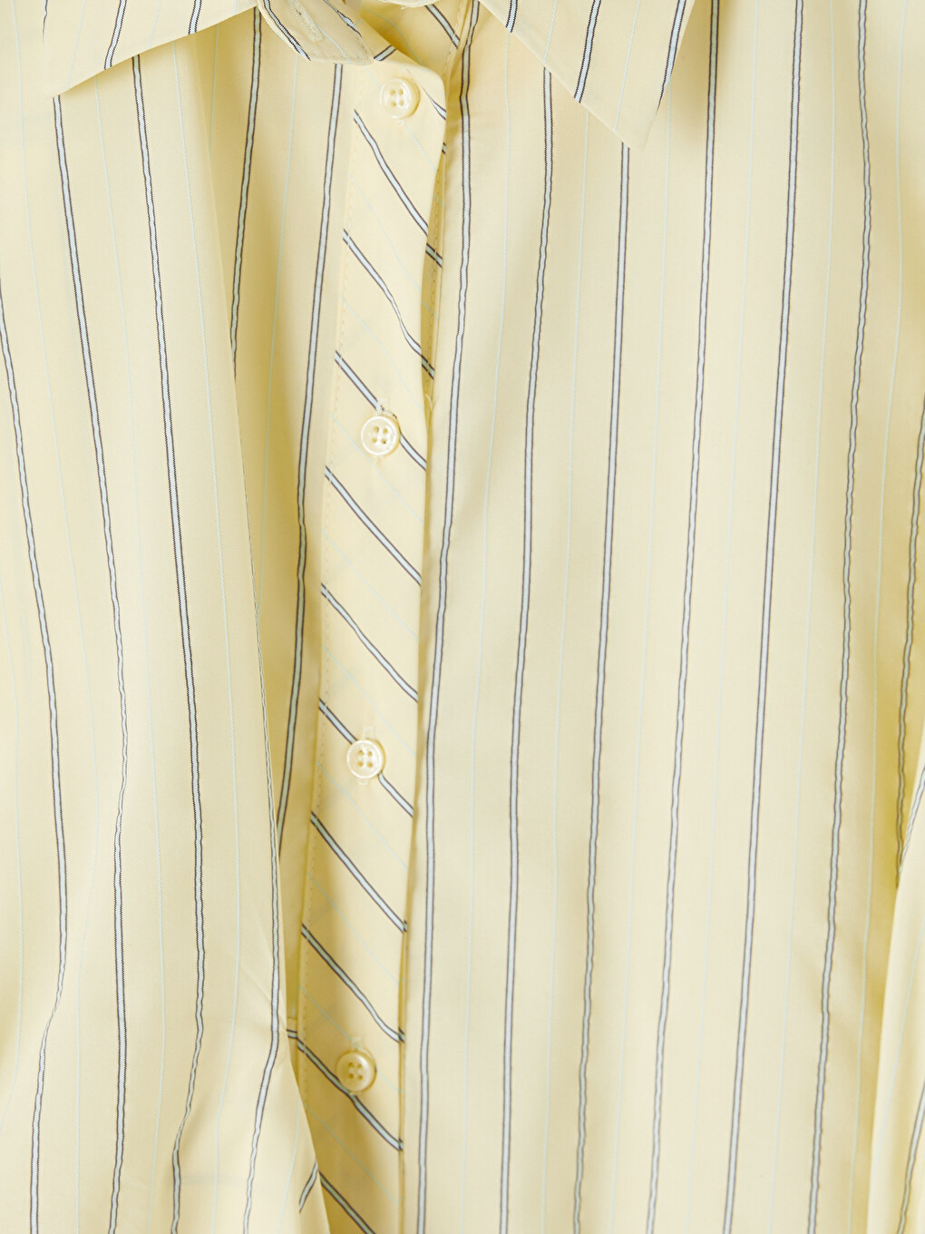 Tie-Waist Striped Women's Shirt-1