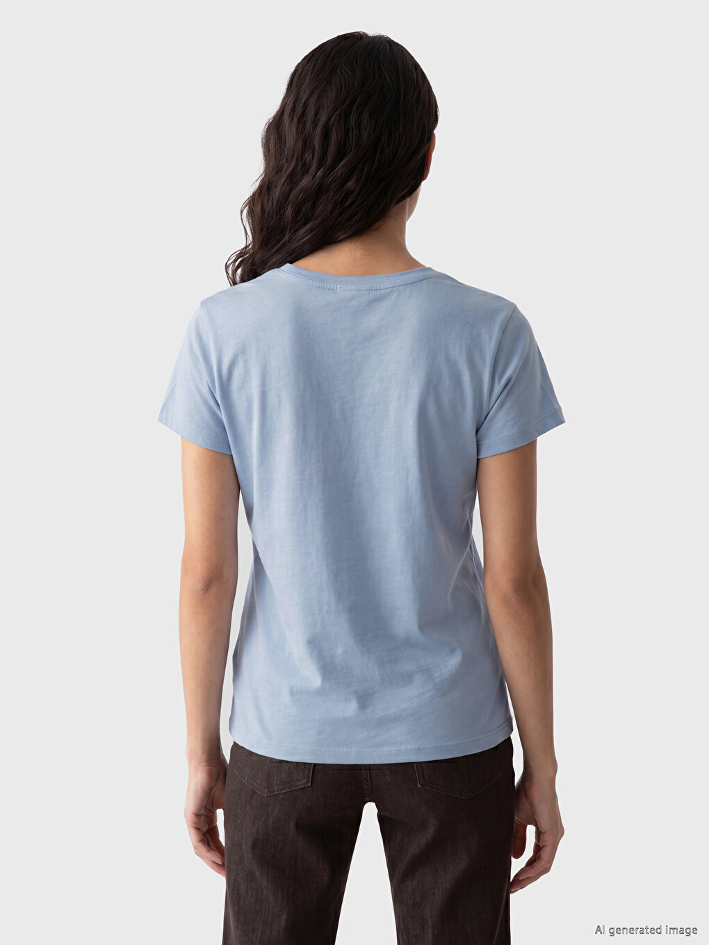 %100 Cotton Women's T-shirt-3