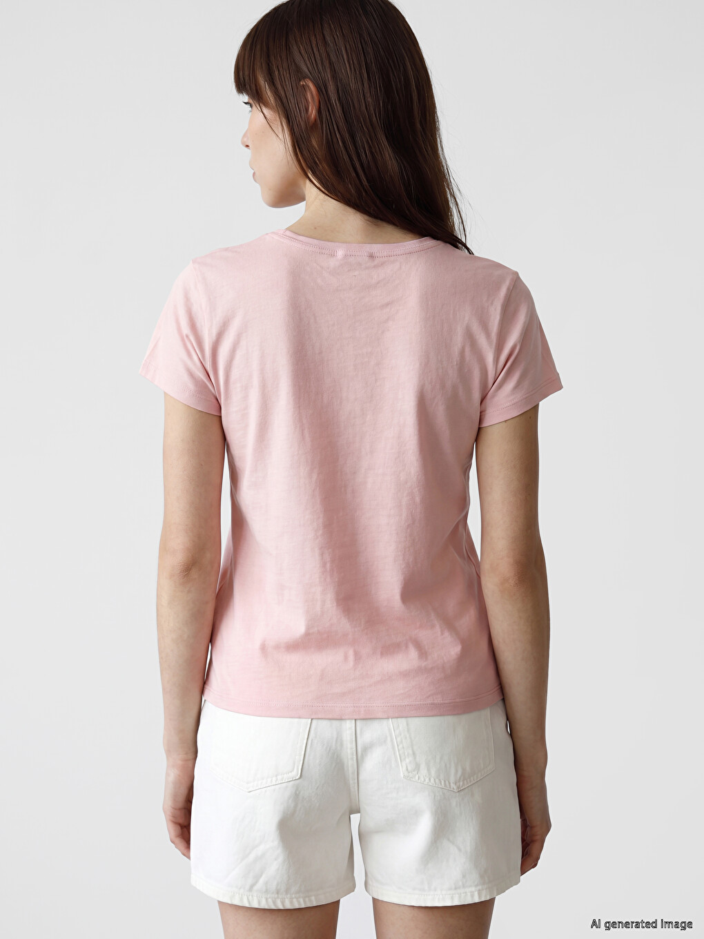 %100 Cotton Women's T-shirt-3
