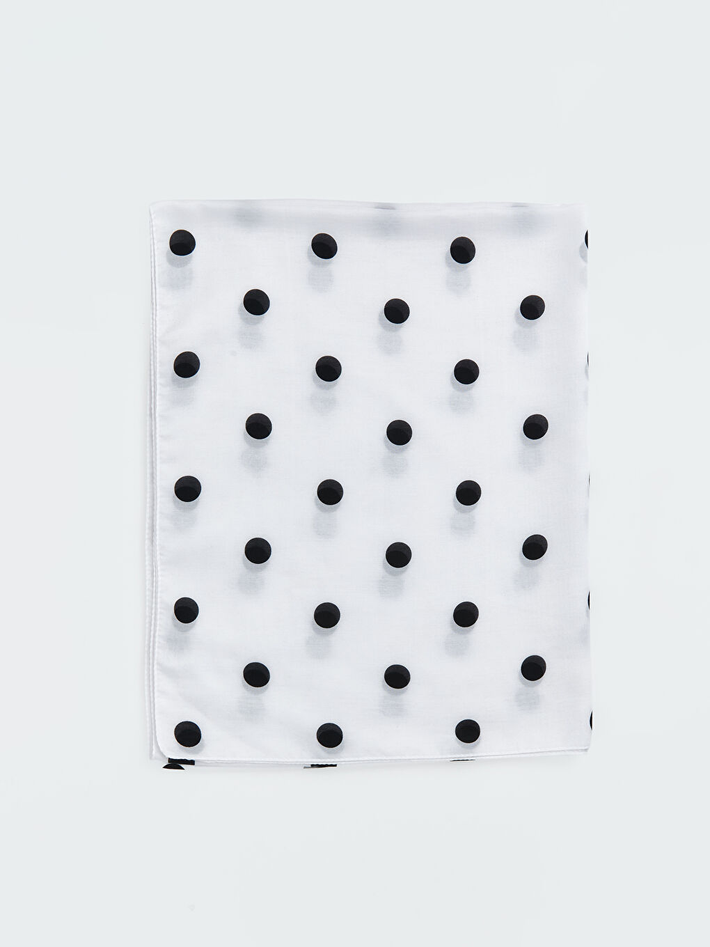 Ekru Puantiyeli Kadın Şal-2