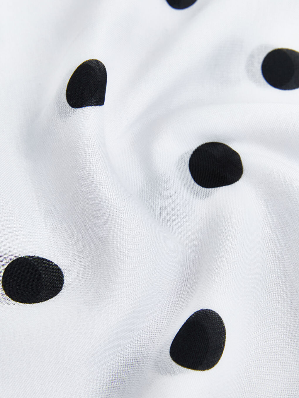 Ekru Puantiyeli Kadın Şal-3