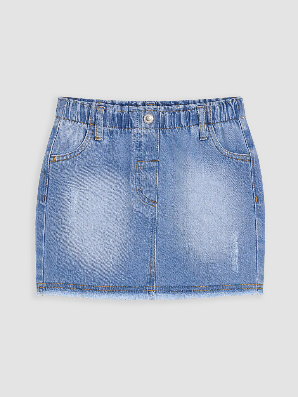 Girl Blue Skirt