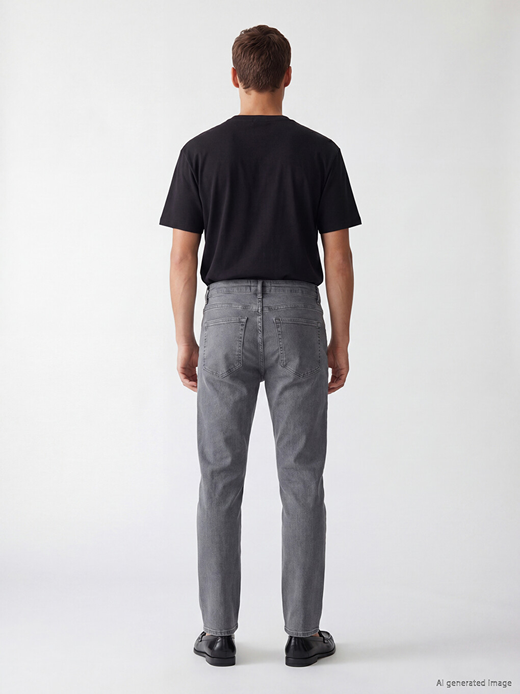 Gri 779 Regular Fit Erkek Jean Pantolon-3