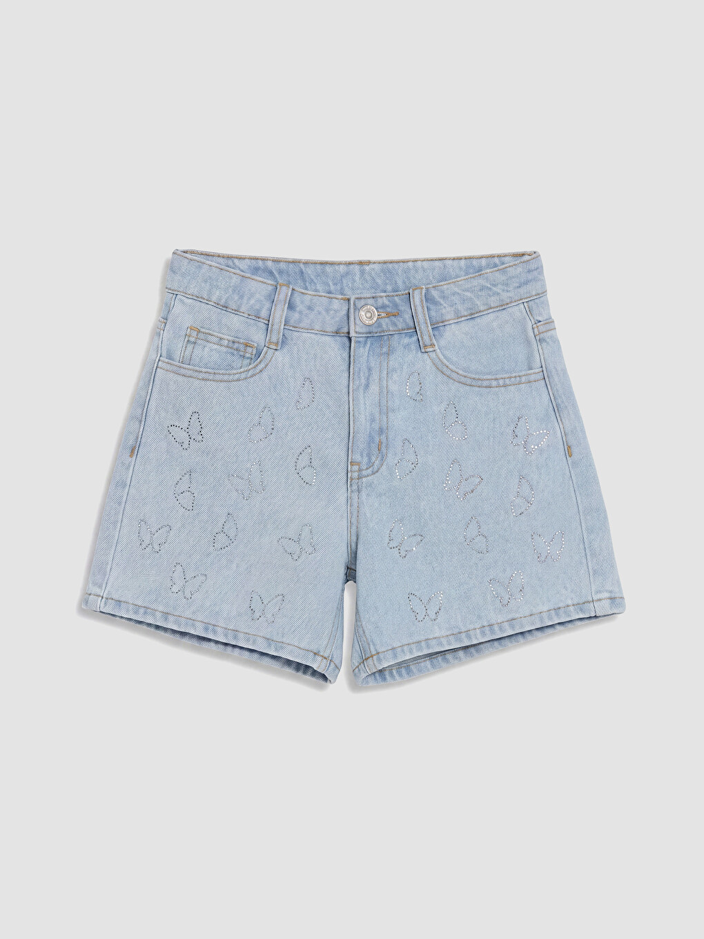 Mädchen Blau Denim-Shorts