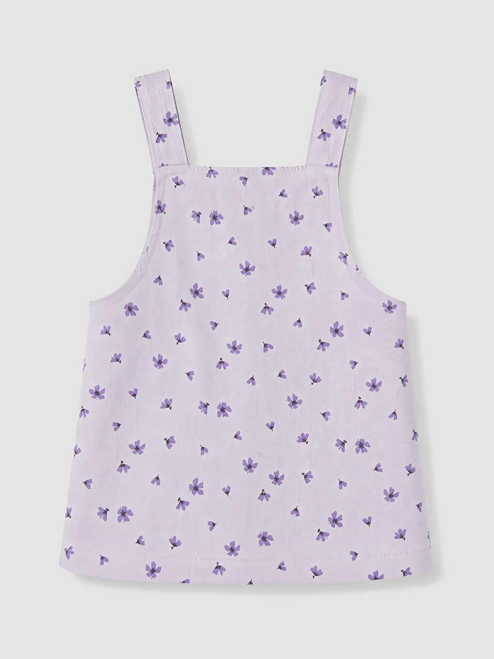 Floral Baby Girls' Dungaree Dress And T-shirt-8