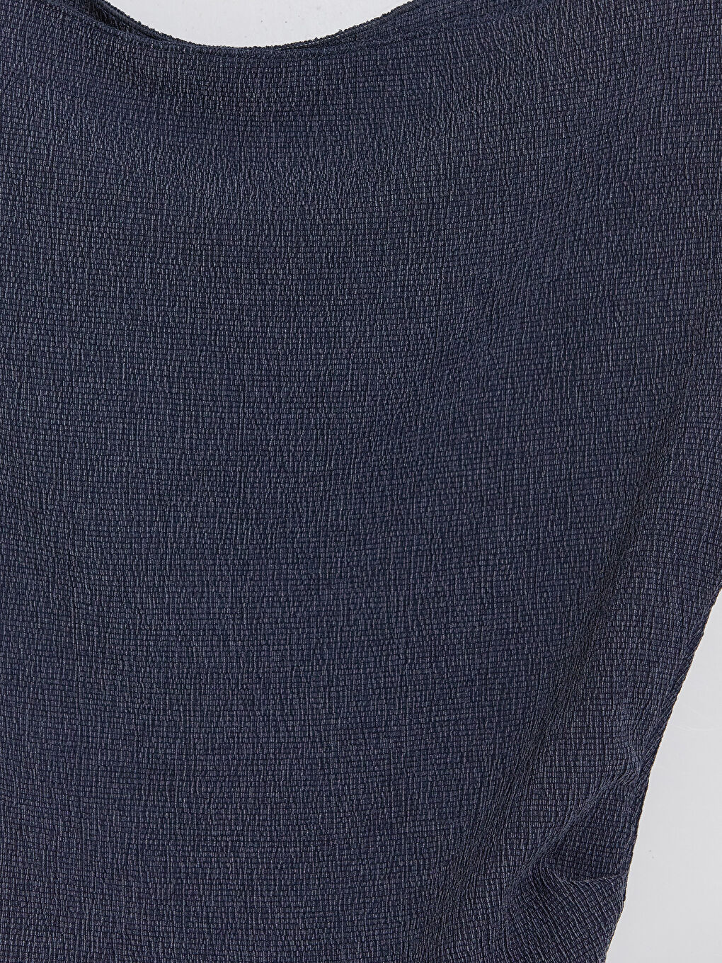 İndigo Kayık Yaka Büzgülü Bluz-2