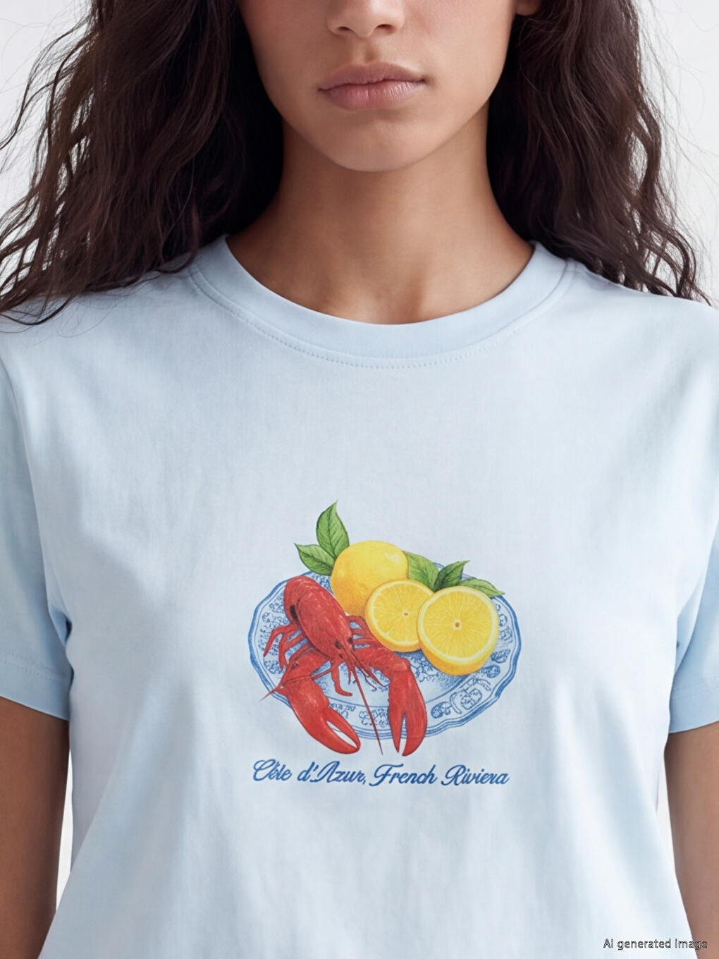 Printed 100% Cotton Women's T-Shirt-2