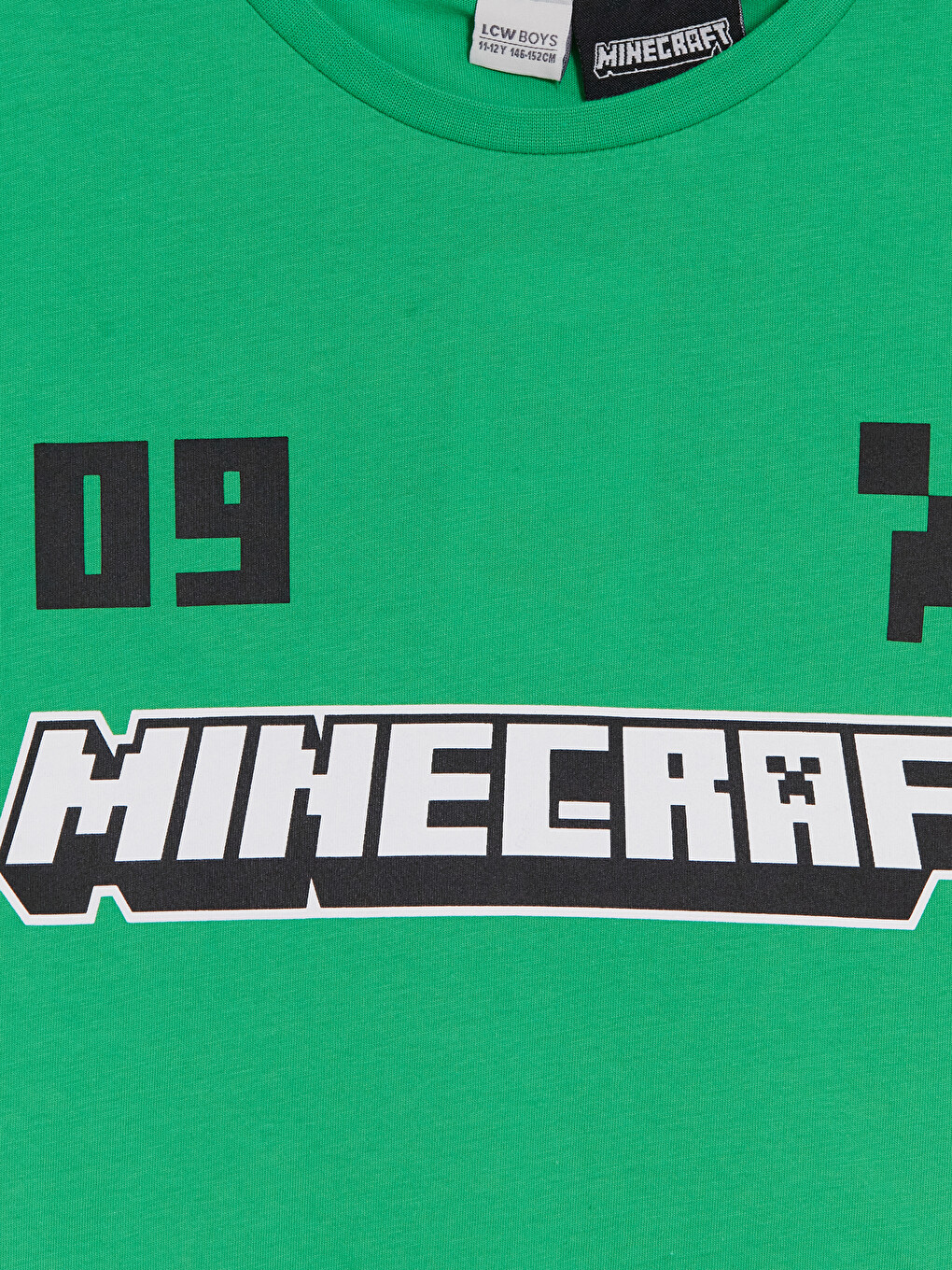Yeşil Minecraft Baskılı Erkek Çocuk Şortlu Pijama Takımı-2