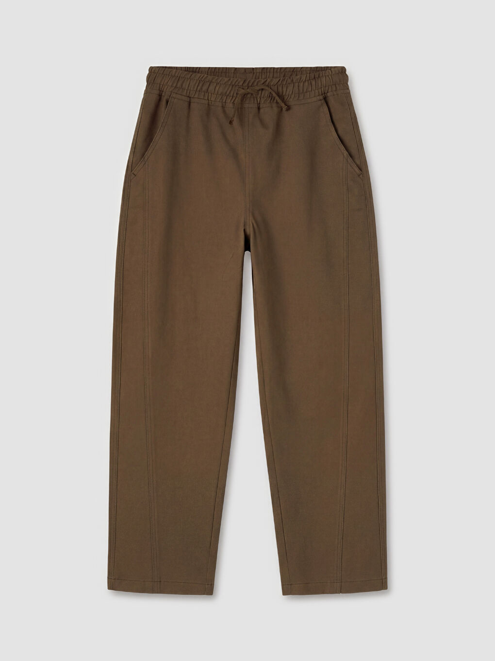 Kahverengi Erkek Çocuk Gabardin Pantolon