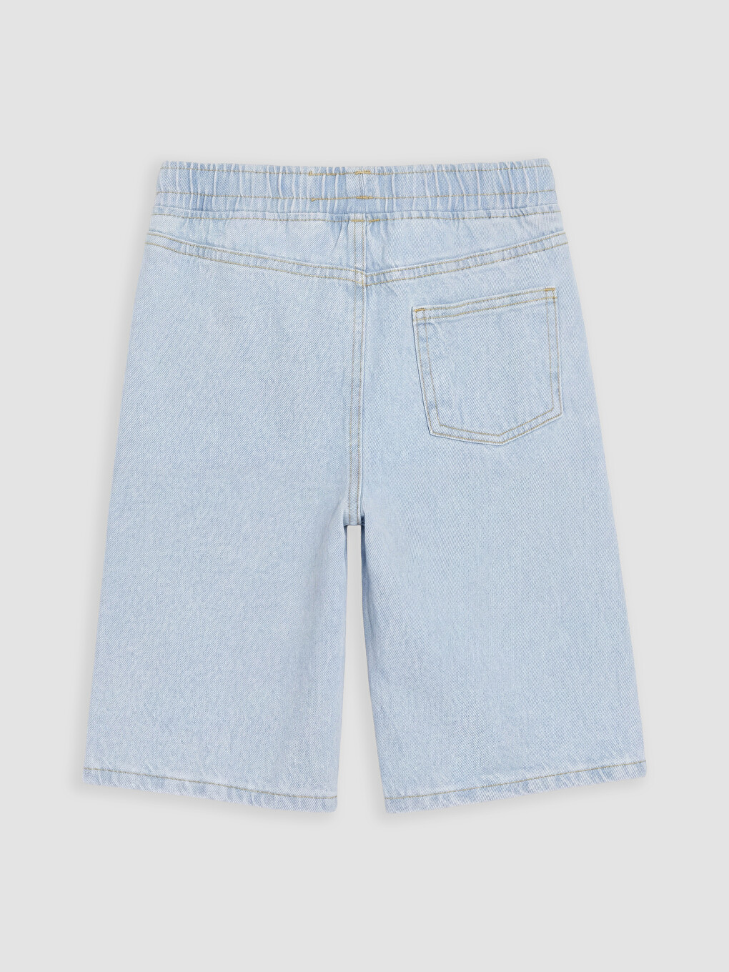 İndigo Beli Lastikli Regular Fit Erkek Çocuk Şortolon-1