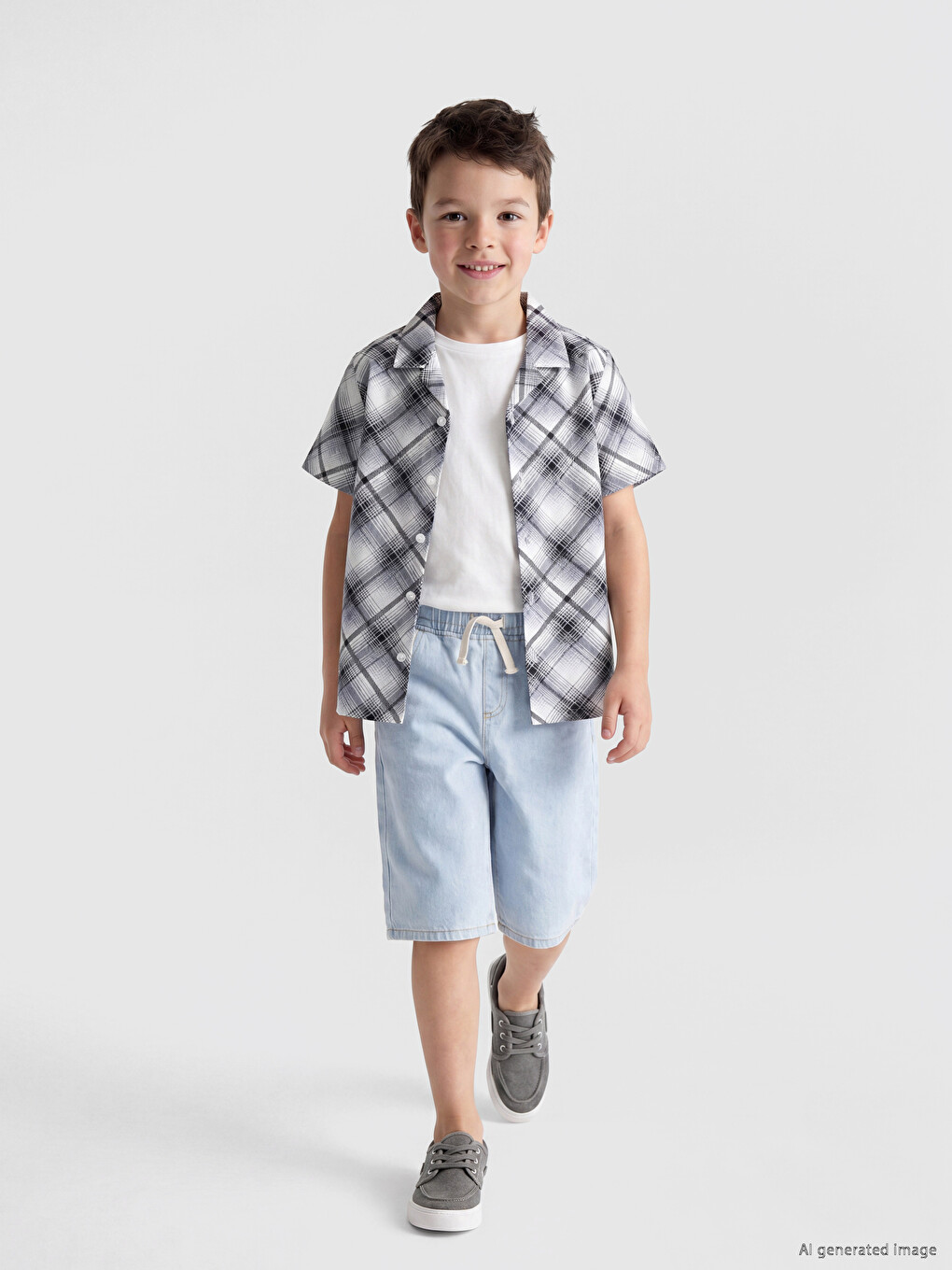Elastic Waist Regular Fit Boys' Shorts