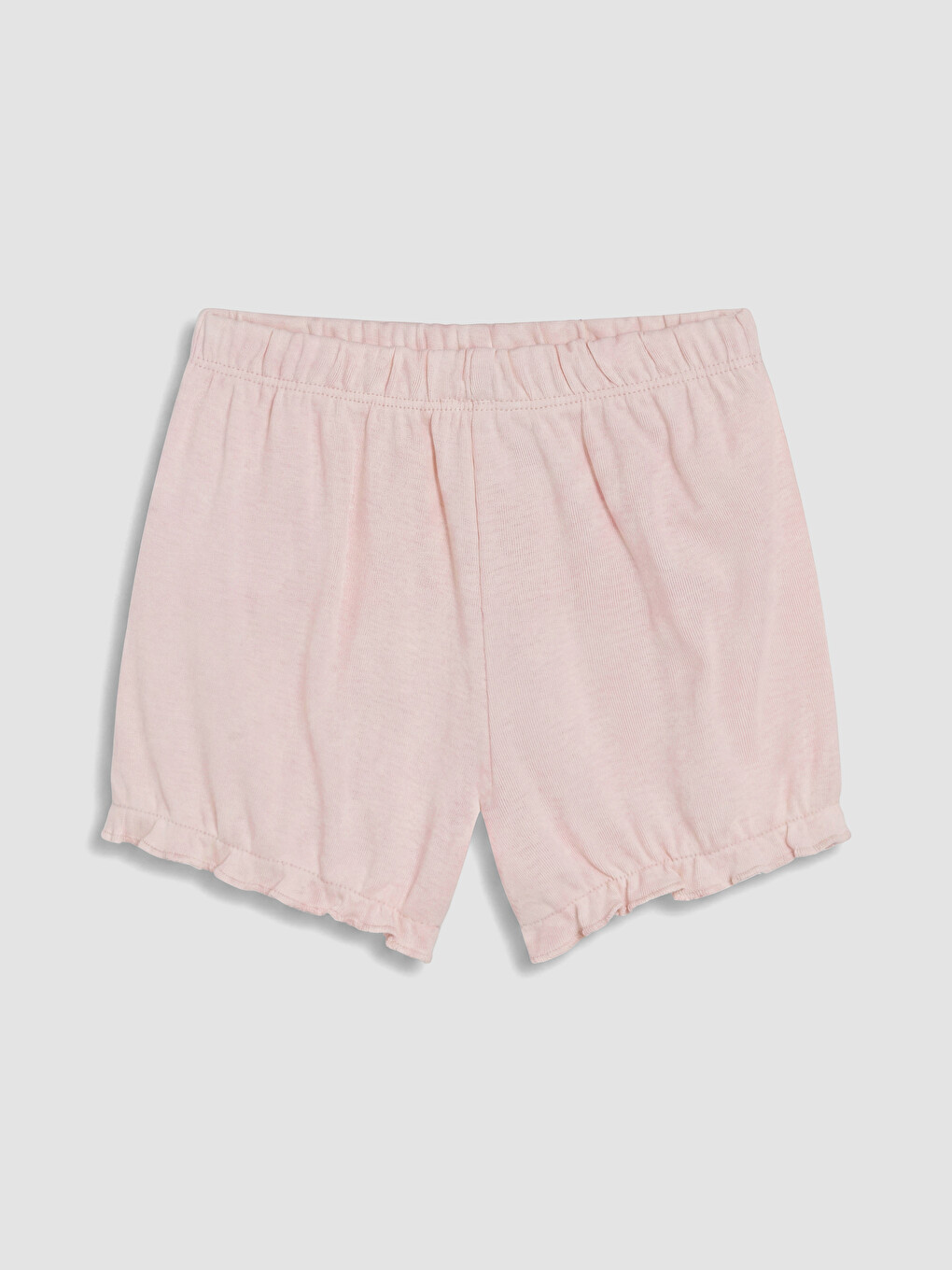 Pembe Çiçek Baskılı Kız Bebek Takım-3