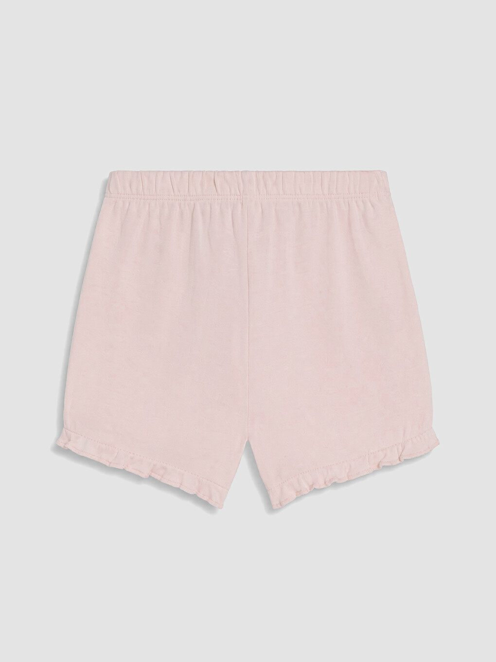 Pembe Çiçek Baskılı Kız Bebek Takım-5