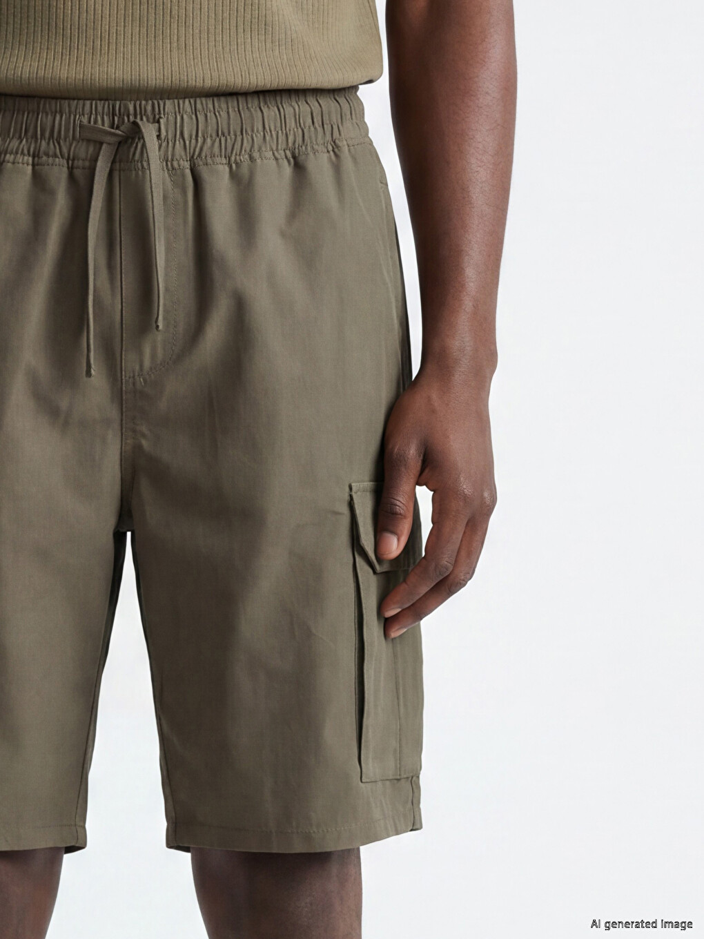 Relaxed Fit Men's Cargo Shorts-2