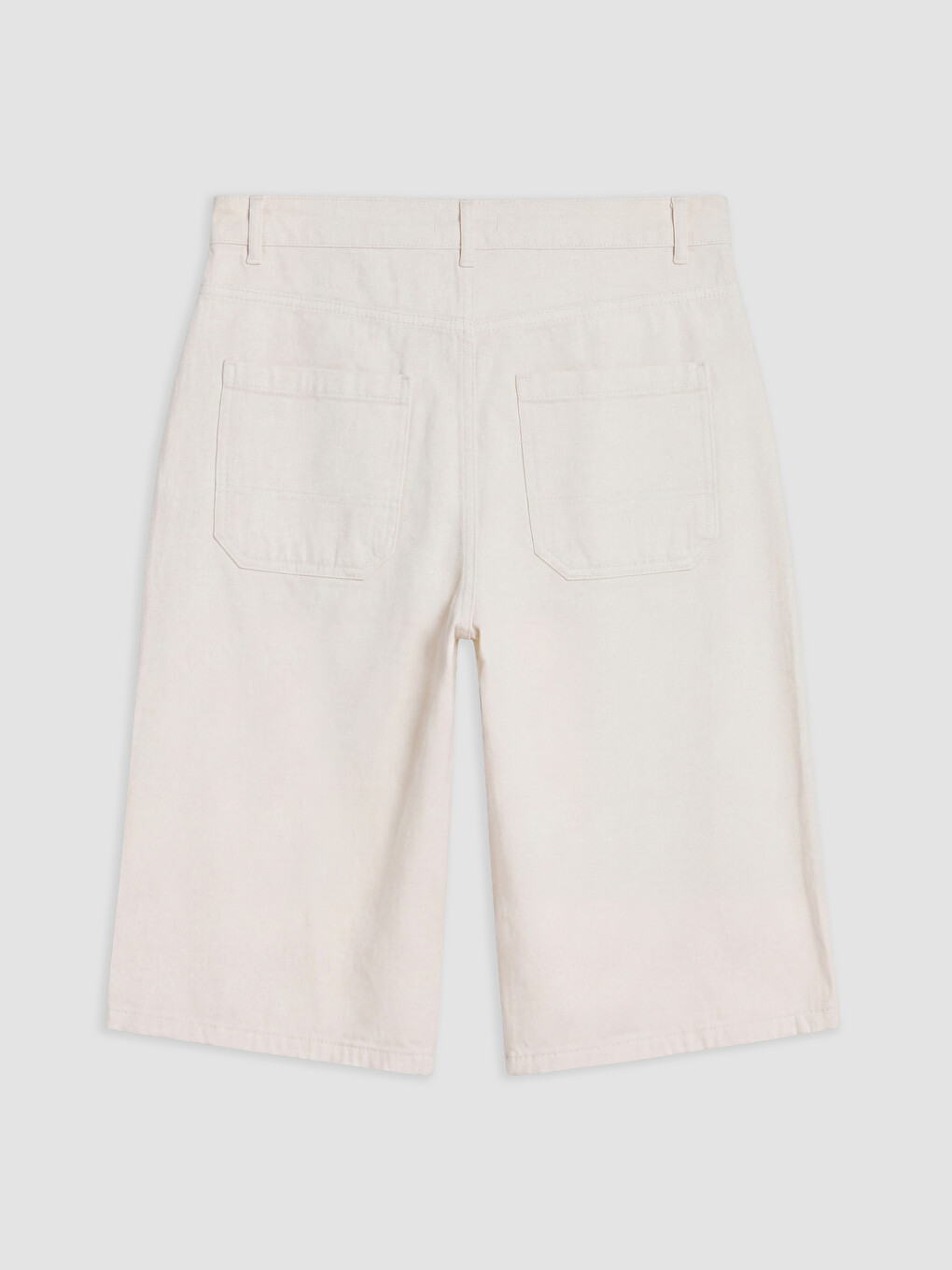 Relax Fit Gabardine Men's Shorts-1