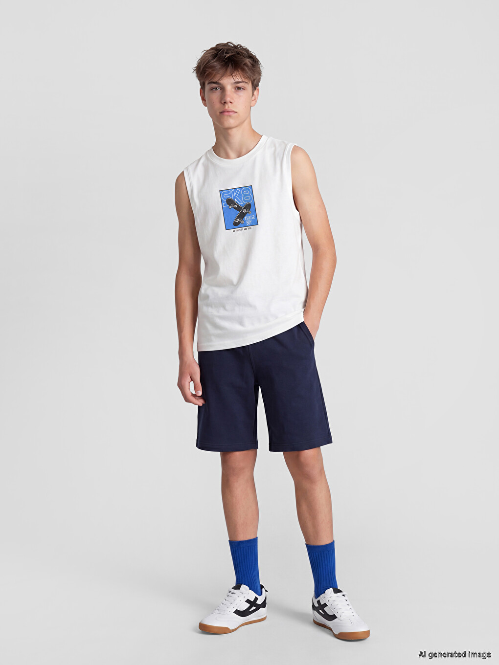 Printed Boys' Shorts Set-1
