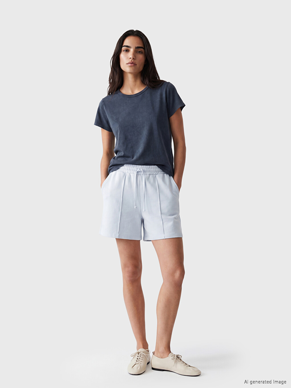 Elastic Waist Women's Shorts
