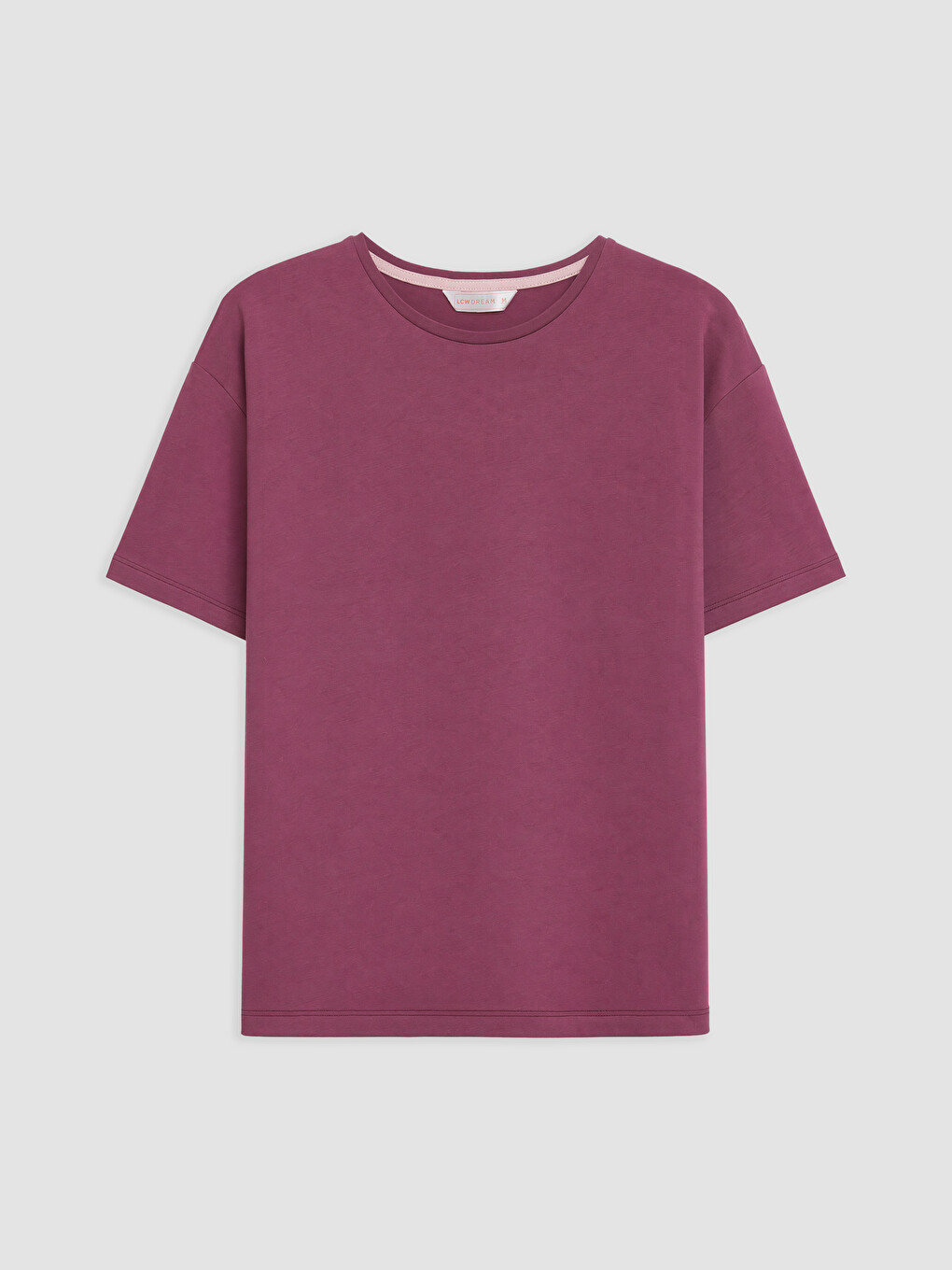 Mürdüm Bisiklet Yaka Baskılı Kadın Pijama Takımı-1